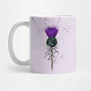 Scottish Thistle contemporary style Mug